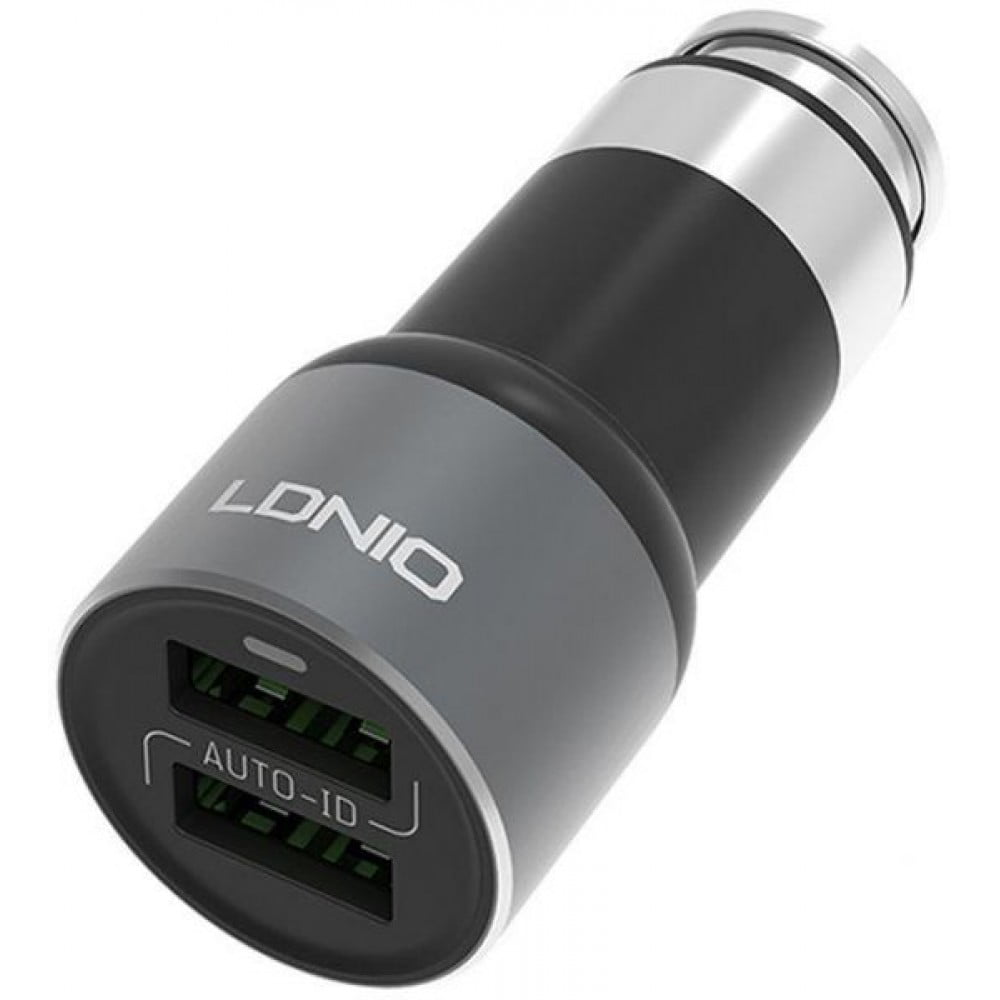 Chargeur Adaptateur Automobile LDNIO Auto-ID C303, 2 Ports USB 3.6